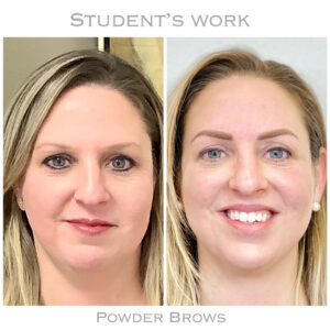 Permanent Makeup Training Class - Microblade powdered brows