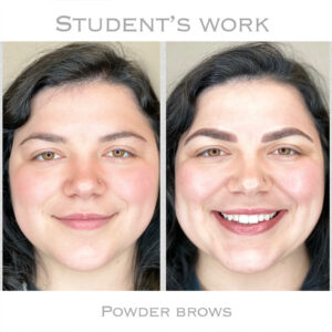 Permanent Makeup Training Class - Student Powder Brows